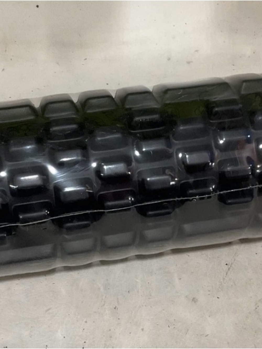 Black Foam Grid Roller - Portable Muscle Massage Roller
